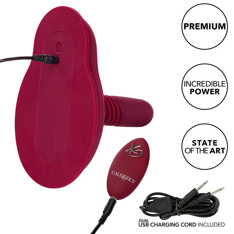 CALEXOTICS - RIDER MASAJEADOR DOBLE MOTOR CONTROL REMOTO ROJO 17 CALEXOTICS - RIDER MASAJEADOR DOBLE MOTOR CONTROL REMOTO ROJO - Imagen 17