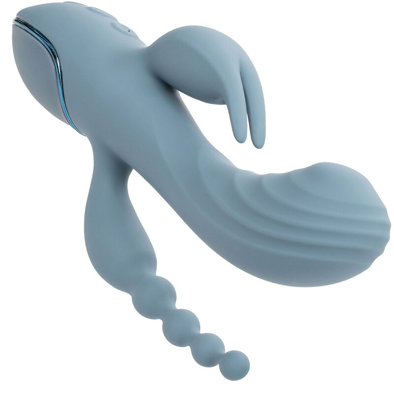 CALEXOTICS - VIBRADOR TRIPLE ÉXTASIS GRIS 7 CALEXOTICS - VIBRADOR TRIPLE ÉXTASIS GRIS - Imagen 7