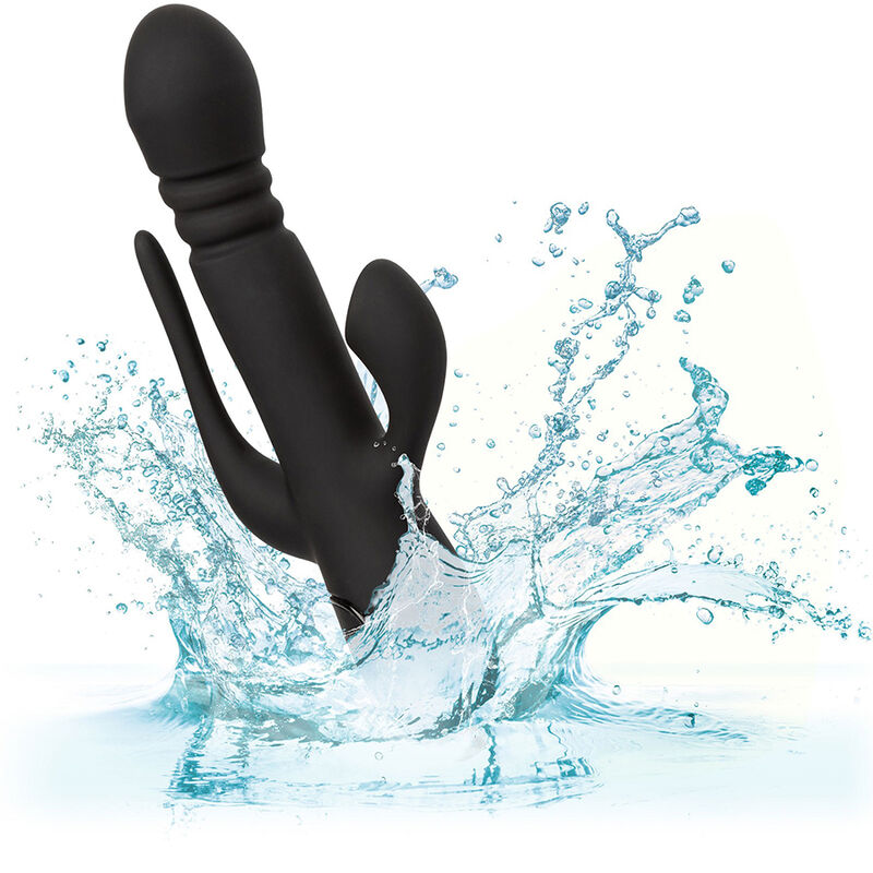 CALEXOTICS - VIBRADOR TRIPLE EUPHORIA NEGRO 4 CALEXOTICS - VIBRADOR TRIPLE EUPHORIA NEGRO - Imagen 4