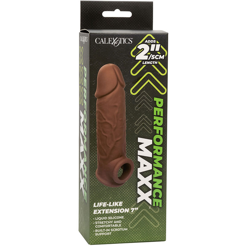 CALEXOTICS - PERFORMANCE MAXX EXTENSIÓN REALISTA 7 PIEL MORENO 9 CALEXOTICS - PERFORMANCE MAXX EXTENSIÓN REALISTA 7 PIEL MORENO - Imagen 9