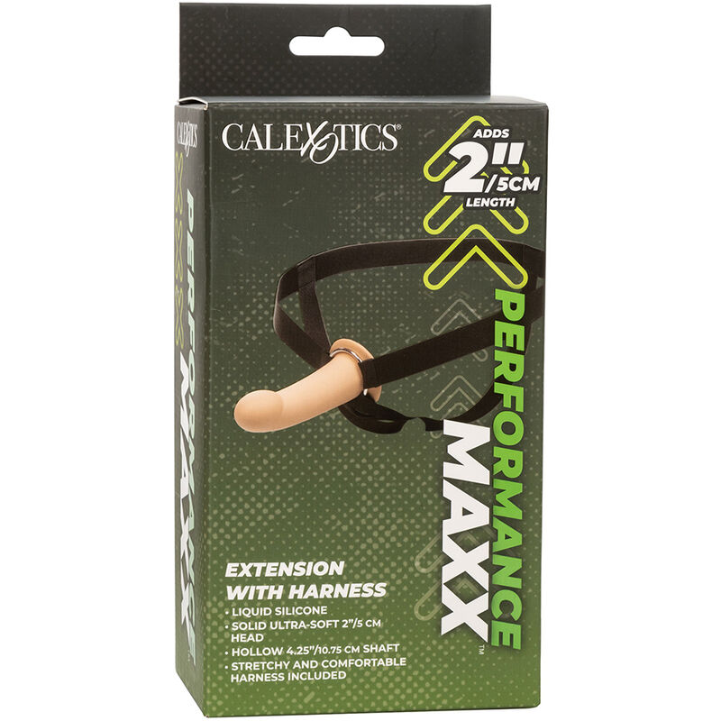 CALEXOTICS - PERFORMANCE MAXX EXTENSIÓN CON ARNÉS PIEL CLARO 14 CALEXOTICS - PERFORMANCE MAXX EXTENSIÓN CON ARNÉS PIEL CLARO - Imagen 14