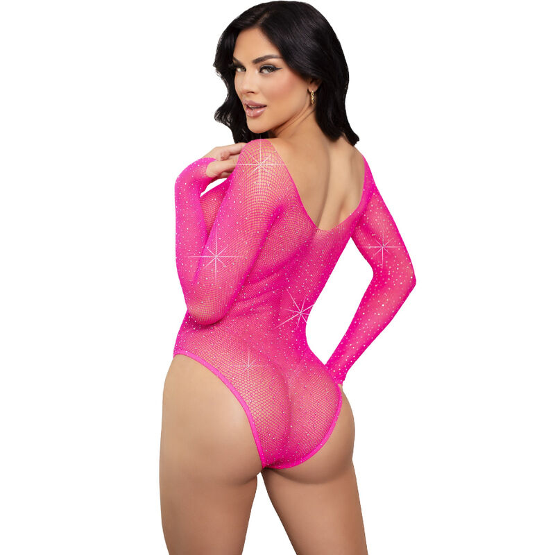 LEG AVENUE - BODY REJILLA CRISTALIZADA VERDE 1 LEG AVENUE - BODY REJILLA CRISTALIZADA VERDE - Imagen 2