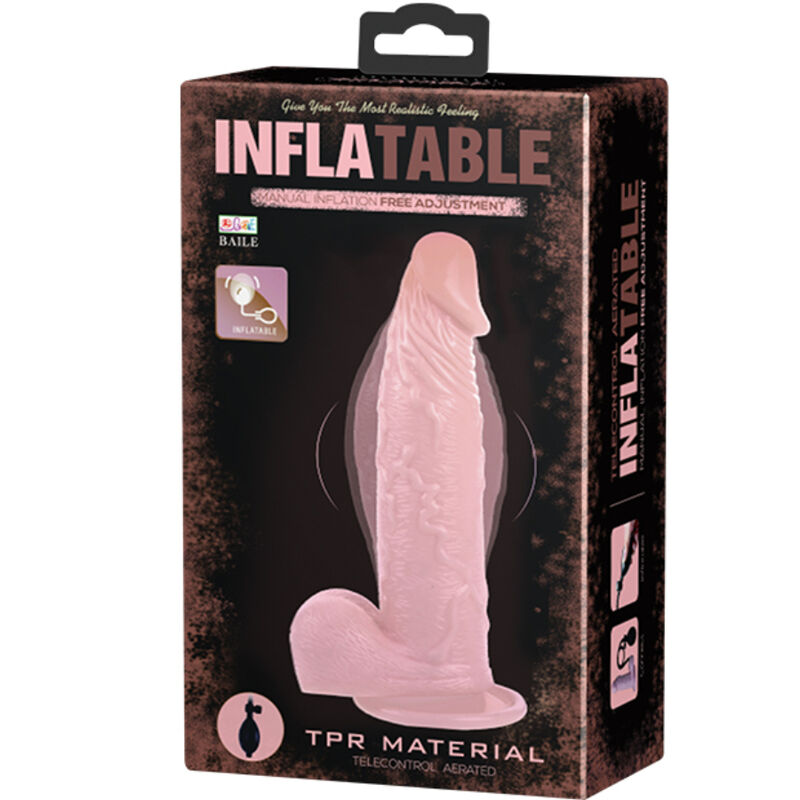 BAILE - INFLATABLE DILDO HINCHABLE REALÍSTICO CON VENTOSA 15 CM 2 BAILE - INFLATABLE DILDO HINCHABLE REALÍSTICO CON VENTOSA 15 CM - Imagen 2