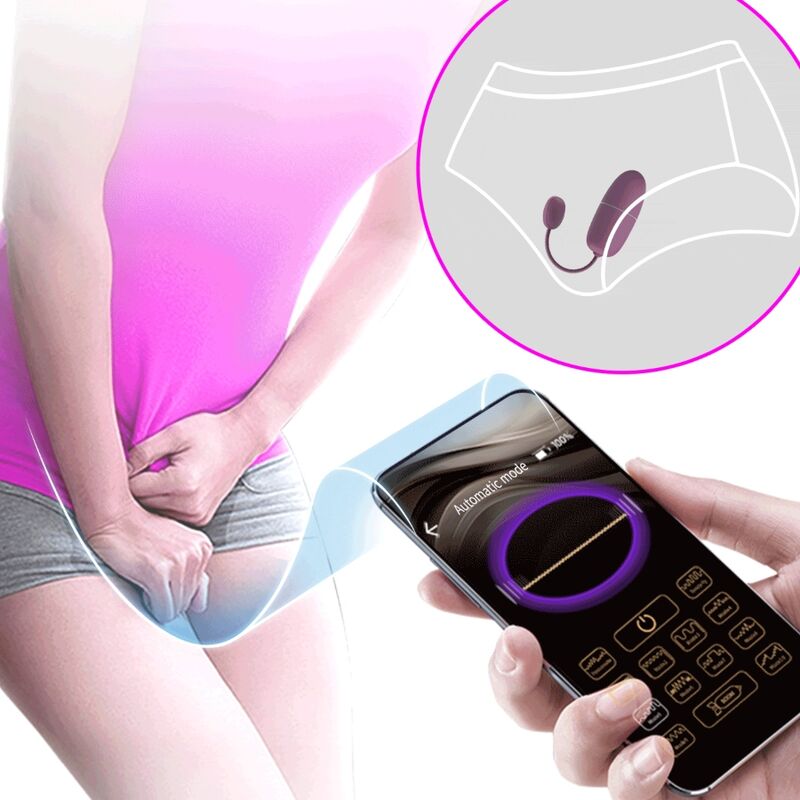 PRETTY LOVE - NYMPH HUEVO VIBRADOR CONTROLADO POR APP LILA 7 PRETTY LOVE - NYMPH HUEVO VIBRADOR CONTROLADO POR APP LILA - Imagen 7