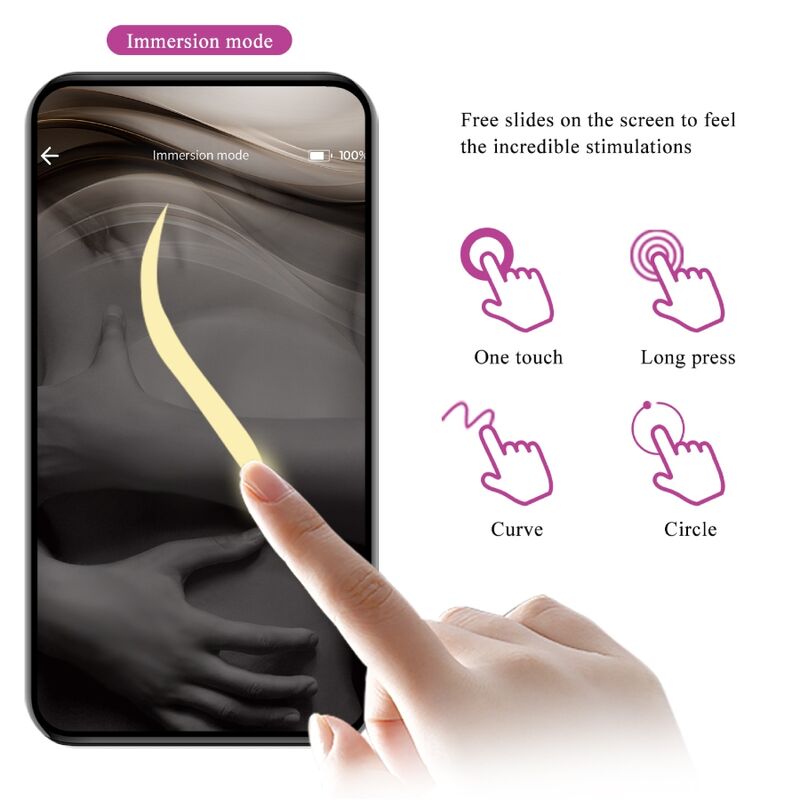 PRETTY LOVE - NYMPH HUEVO VIBRADOR CONTROLADO POR APP LILA 6 PRETTY LOVE - NYMPH HUEVO VIBRADOR CONTROLADO POR APP LILA - Imagen 6