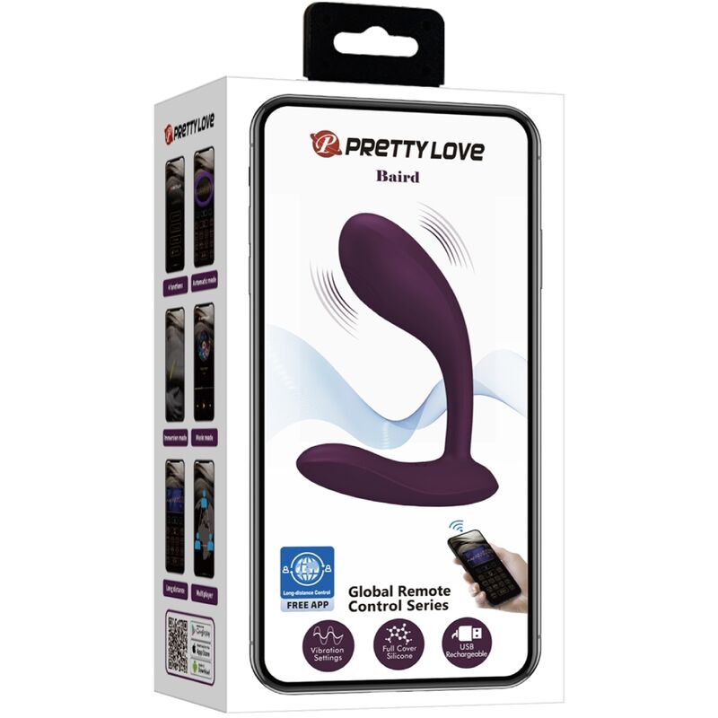 PRETTY LOVE - BAIRD G-SPOT 12 VIBRACIONES RECARGABLE LILA APP 10 PRETTY LOVE - BAIRD G-SPOT 12 VIBRACIONES RECARGABLE LILA APP - Imagen 10