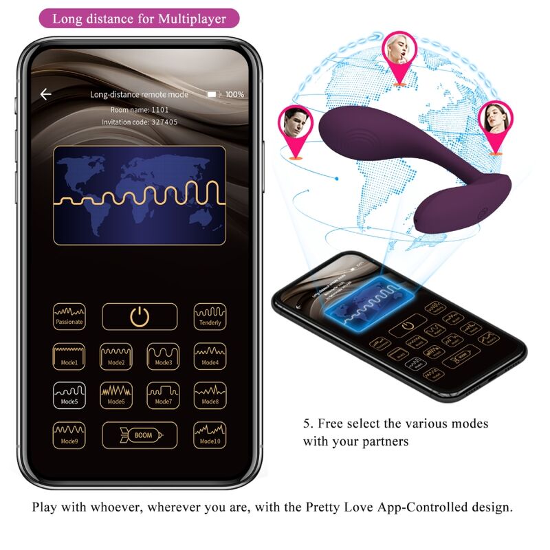 PRETTY LOVE - BAIRD G-SPOT 12 VIBRACIONES RECARGABLE LILA APP 3 PRETTY LOVE - BAIRD G-SPOT 12 VIBRACIONES RECARGABLE LILA APP - Imagen 3