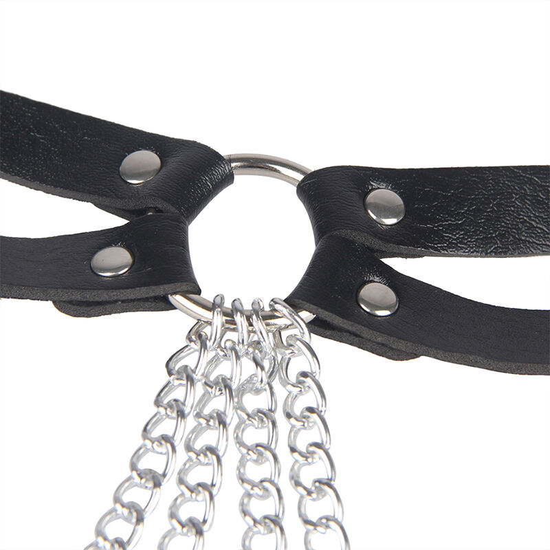 SUBBLIME - CINTURON DE CADENAS ANILLAS CUERO NEGRO TALLA ÚNICA 10 SUBBLIME - CINTURON DE CADENAS ANILLAS CUERO NEGRO TALLA ÚNICA - Imagen 10