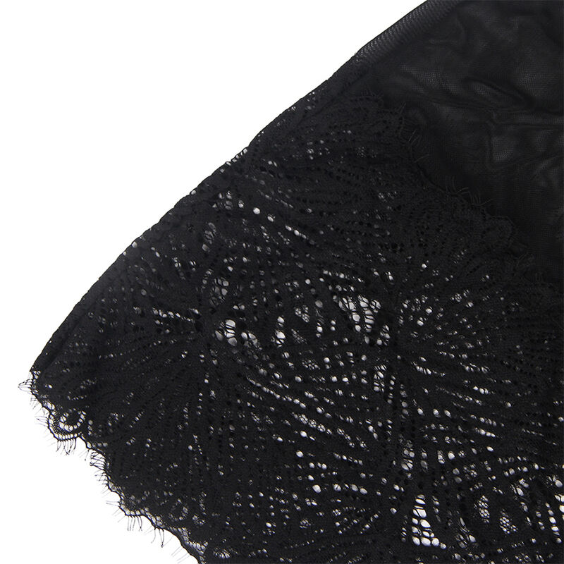 SUBBLIME - BABYDOLL CON TIRANTES AJUSTABLES DE ENCAJE NEGRO S/M 7 SUBBLIME - BABYDOLL CON TIRANTES AJUSTABLES DE ENCAJE NEGRO S/M - Imagen 8