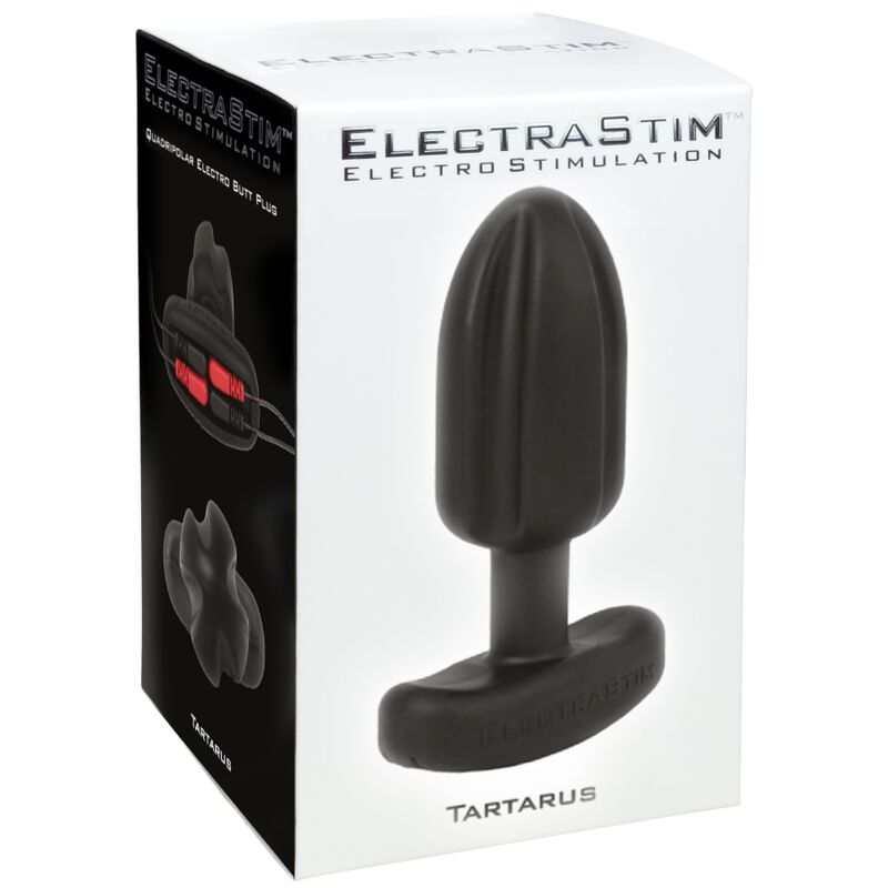 ELECTRASTIM - TARTARUS PLUG ANAL SILICONA QUADRIPOLAR NEGRO 2 ELECTRASTIM - TARTARUS PLUG ANAL SILICONA QUADRIPOLAR NEGRO - Imagen 2