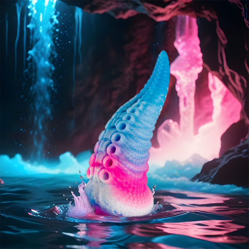 EPIC - PHORCYS DILDO TENTÁCULO AZUL TAMAÑO PEQUEÑO 3 EPIC - PHORCYS DILDO TENTÁCULO AZUL TAMAÑO PEQUEÑO - Imagen 3