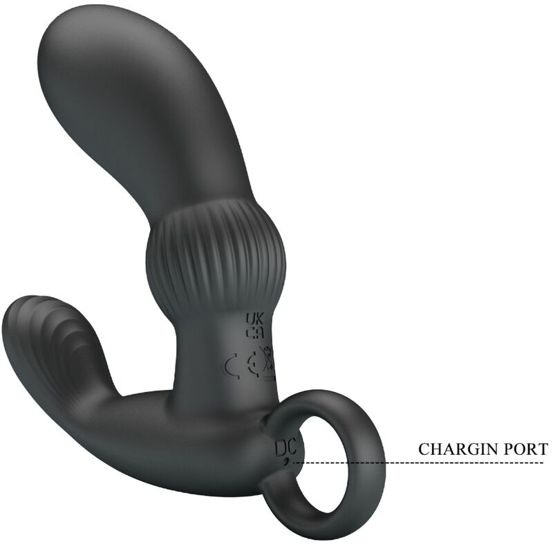 PRETTY LOVE - CAYLA MASAJEADOR VIBRADOR ANAL NEGRO 7 PRETTY LOVE - CAYLA MASAJEADOR VIBRADOR ANAL NEGRO - Imagen 7