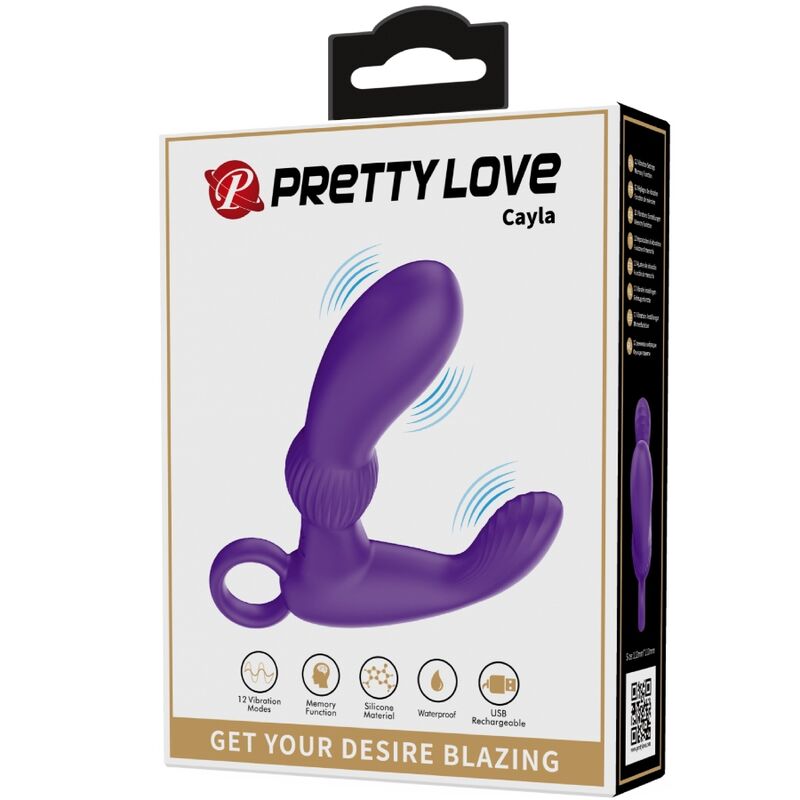 PRETTY LOVE - CAYLA MASAJEADOR VIBRADOR ANAL LILA 9 PRETTY LOVE - CAYLA MASAJEADOR VIBRADOR ANAL LILA - Imagen 9