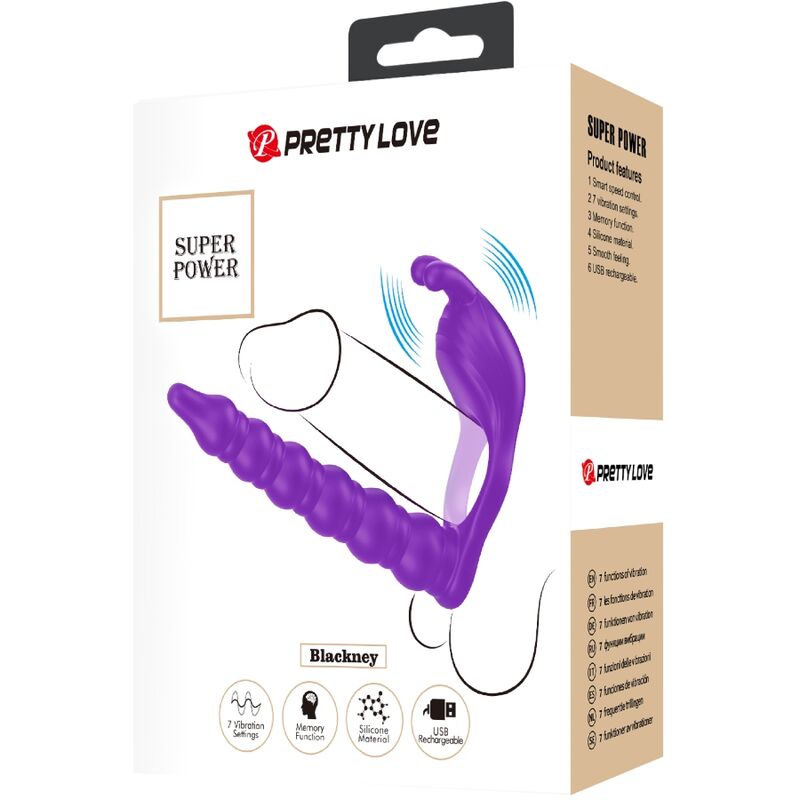 PRETTY LOVE - BLACKNEY ANILLO PENE CON PLUG VIBRADOR LILA 6 PRETTY LOVE - BLACKNEY ANILLO PENE CON PLUG VIBRADOR LILA - Imagen 6