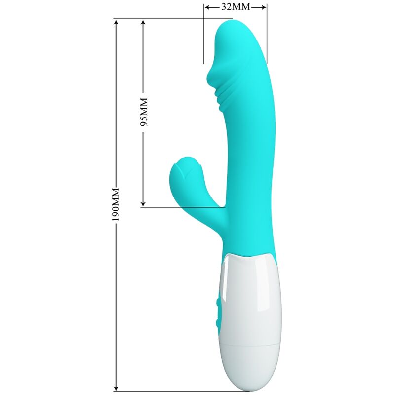 PRETTY LOVE - SNAPPY VIBRADOR PUNTO G VERDE AGUA 8 PRETTY LOVE - SNAPPY VIBRADOR PUNTO G VERDE AGUA - Imagen 8