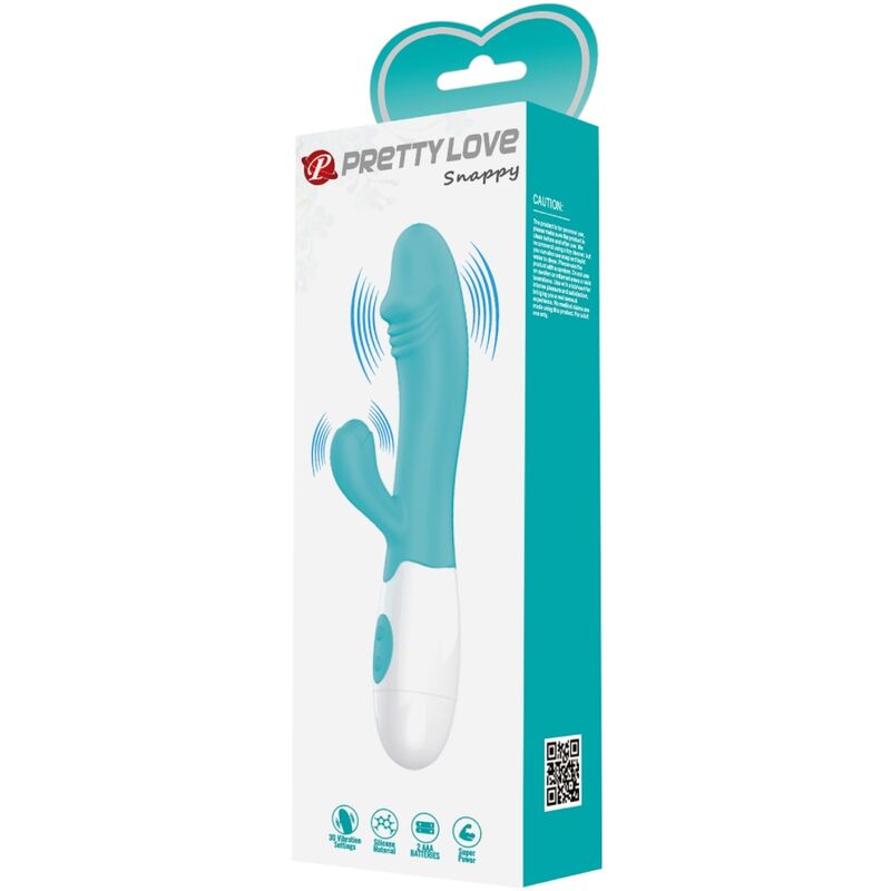 PRETTY LOVE - SNAPPY VIBRADOR PUNTO G VERDE AGUA 6 PRETTY LOVE - SNAPPY VIBRADOR PUNTO G VERDE AGUA - Imagen 6