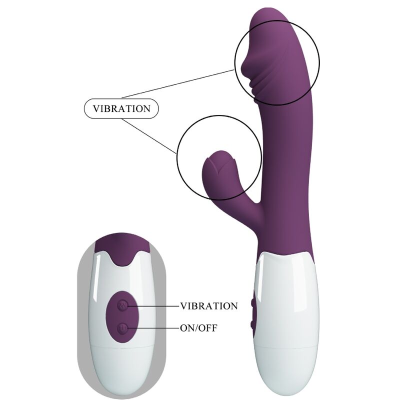 PRETTY LOVE - SNAPPY VIBRADOR PUNTO G MORADO 2 PRETTY LOVE - SNAPPY VIBRADOR PUNTO G MORADO - Imagen 2