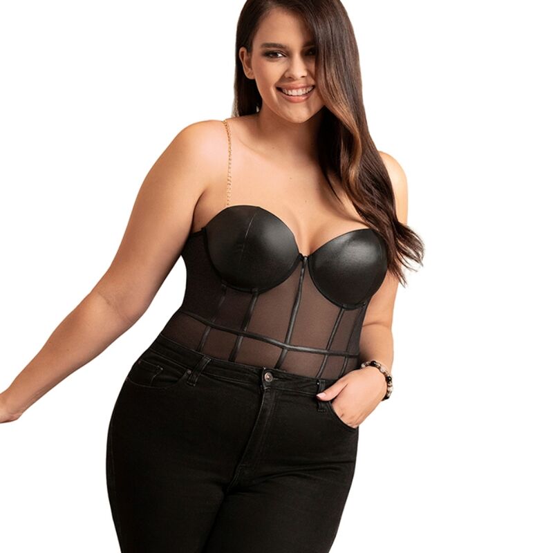 SUBBLIME - BODY TIRANTAS CADENA NEGRO S/M 4 SUBBLIME - BODY TIRANTAS CADENA NEGRO S/M - Imagen 5