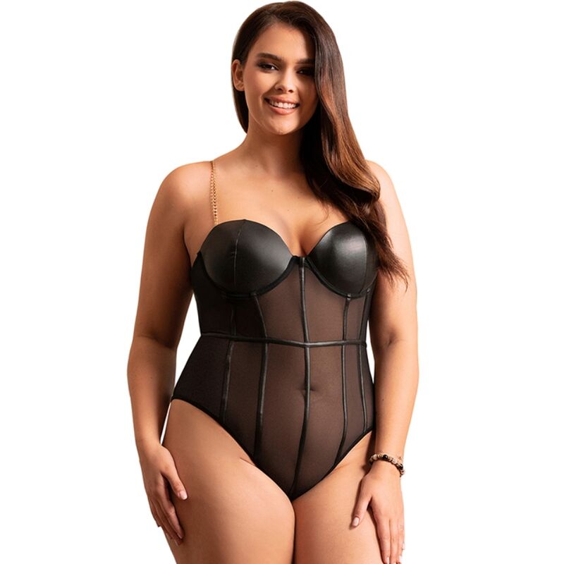 SUBBLIME - BODY TIRANTAS CADENA NEGRO S/M 1 SUBBLIME - BODY TIRANTAS CADENA NEGRO S/M - Imagen 2