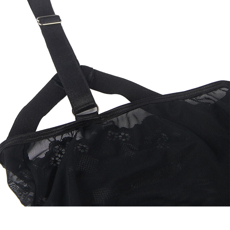SUBBLIME - TEDDY CON LIGUERO DETALLE TIRAS PECHO NEGRO S/M 7 SUBBLIME - TEDDY CON LIGUERO DETALLE TIRAS PECHO NEGRO S/M - Imagen 8
