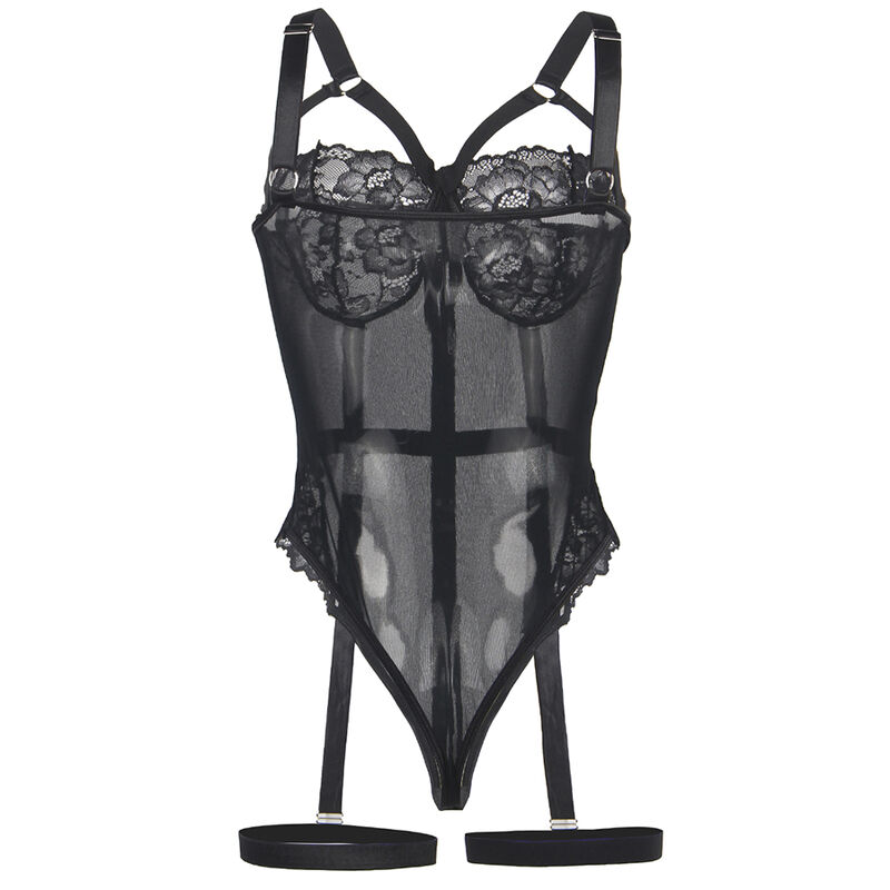 SUBBLIME - TEDDY CON LIGUERO DETALLE TIRAS PECHO NEGRO S/M 4 SUBBLIME - TEDDY CON LIGUERO DETALLE TIRAS PECHO NEGRO S/M - Imagen 5