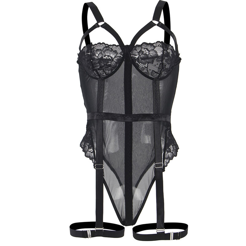 SUBBLIME - TEDDY CON LIGUERO DETALLE TIRAS PECHO NEGRO S/M 5 SUBBLIME - TEDDY CON LIGUERO DETALLE TIRAS PECHO NEGRO S/M - Imagen 6