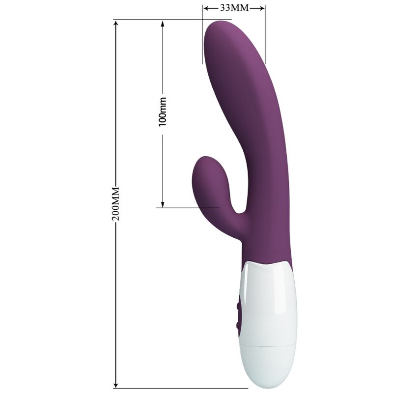 PRETTY LOVE - ALVIS VIBRADOR RABBIT & PUNTO G MORADO 6 PRETTY LOVE - ALVIS VIBRADOR RABBIT & PUNTO G MORADO - Imagen 6