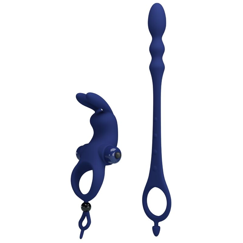 PRETTY LOVE - AYAD ANILLO VIBRADOR RABBIT CON PLUG AZUL 6 PRETTY LOVE - AYAD ANILLO VIBRADOR RABBIT CON PLUG AZUL - Imagen 6