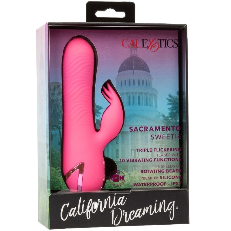 CALEXOTICS - SACRAMENTO SWEETIE VIBRADOR RABBIT ROSA BY CALIFORNIA DREAMING 10 CALEXOTICS - SACRAMENTO SWEETIE VIBRADOR RABBIT ROSA BY CALIFORNIA DREAMING - Imagen 10