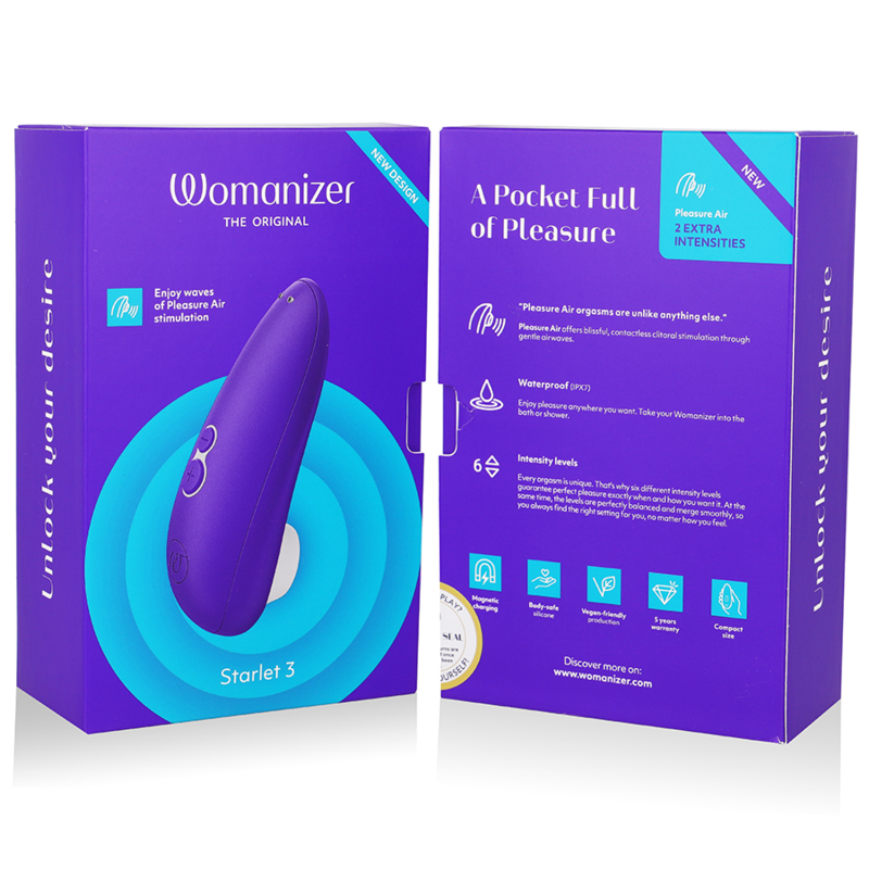 WOMANIZER - STARLET 3 ESTIMULADOR CLÍTORIS INDIGO 4 WOMANIZER - STARLET 3 ESTIMULADOR CLÍTORIS INDIGO - Imagen 4