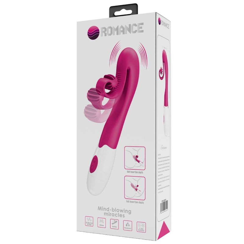 ROMANCE - VIBRADOR Y ESTIMULADOR 30 VELOCIDADES ROSA 6 ROMANCE - VIBRADOR Y ESTIMULADOR 30 VELOCIDADES ROSA - Imagen 6