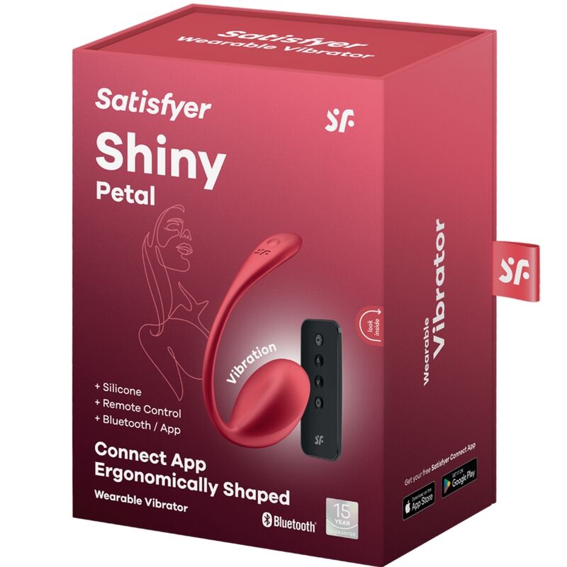 SATISFYER - SHINY PETAL ESTIMULADOR PUNTO G CONTROL REMOTO ROJO APP GRATUITA 4 SATISFYER - SHINY PETAL ESTIMULADOR PUNTO G CONTROL REMOTO ROJO APP GRATUITA - Imagen 4