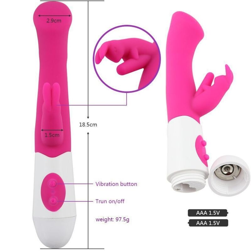 ARMONY - RABBIT VIBRADOR & ESTIMULADOR PUNTO G 10 VELOCIDADES ROSA 4 ARMONY - RABBIT VIBRADOR & ESTIMULADOR PUNTO G 10 VELOCIDADES ROSA - Imagen 4