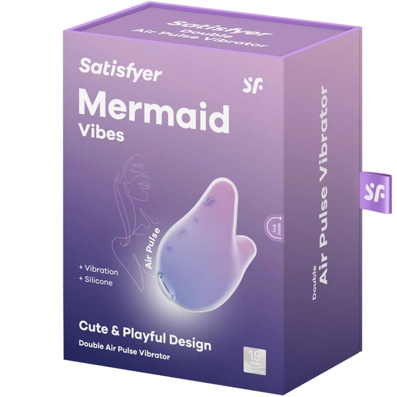 SATISFYER - MERMAID VIBES ESTIMULADOR & VIBRADOR VIOLETA Y ROSA 6 SATISFYER - MERMAID VIBES ESTIMULADOR & VIBRADOR VIOLETA Y ROSA - Imagen 6