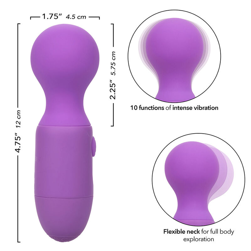 CALEXOTICS - FIRST TIME MASAJEADOR RECARGABLE 10 VIBRACIONES VIOLETA 6 CALEXOTICS - FIRST TIME MASAJEADOR RECARGABLE 10 VIBRACIONES VIOLETA - Imagen 6