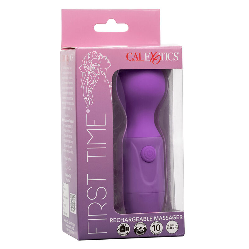 CALEXOTICS - FIRST TIME MASAJEADOR RECARGABLE 10 VIBRACIONES VIOLETA 4 CALEXOTICS - FIRST TIME MASAJEADOR RECARGABLE 10 VIBRACIONES VIOLETA - Imagen 4