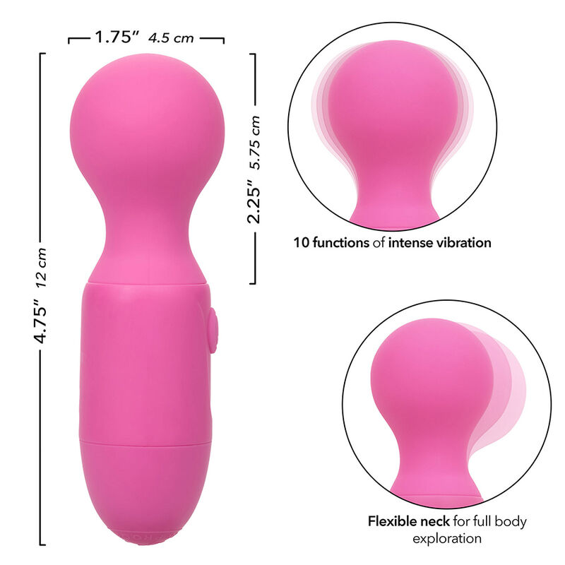 CALEXOTICS - FIRST TIME MASAJEADOR RECARGABLE 10 VIBRACIONES ROSA 9 CALEXOTICS - FIRST TIME MASAJEADOR RECARGABLE 10 VIBRACIONES ROSA - Imagen 9