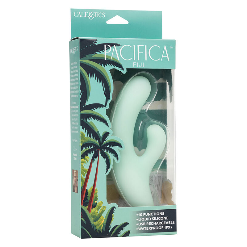CALEXOTICS - PACIFICA FIJI VIBRADOR Y ESTIMULADOR PUNTO G 10 VIBRACIONES AQUA 10 CALEXOTICS - PACIFICA FIJI VIBRADOR Y ESTIMULADOR PUNTO G 10 VIBRACIONES AQUA - Imagen 10