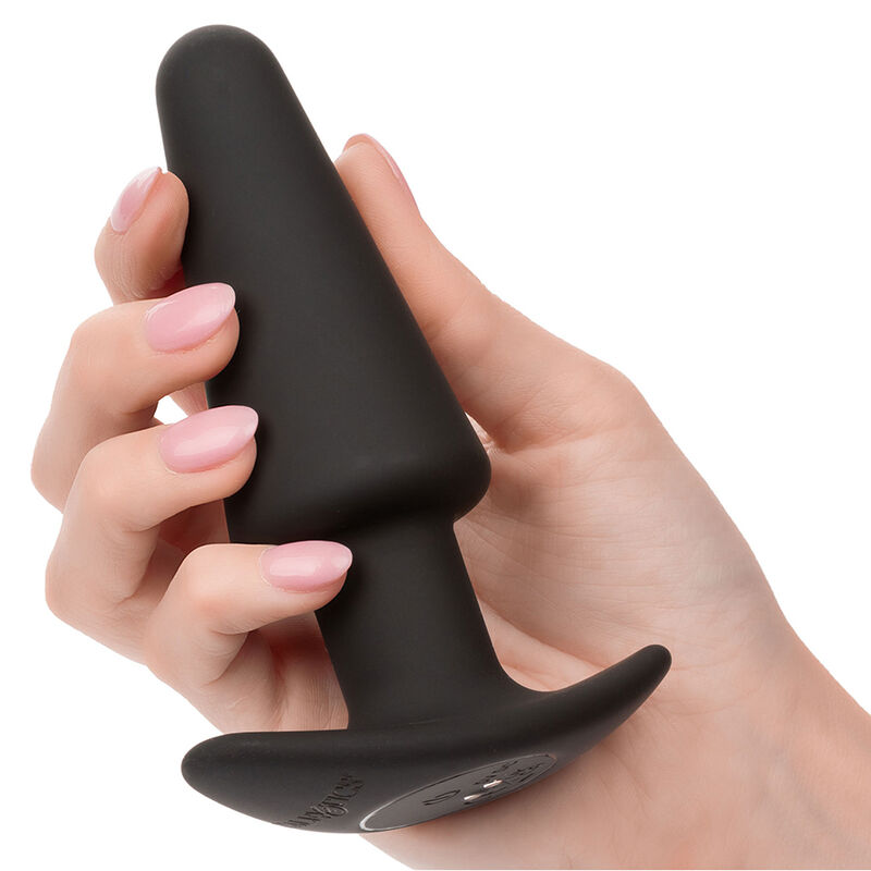 CALEXOTICS - ROCK BOTTOM PLUG ANAL CÓNICO 10 VIBRACIONES SILICONA NEGRO 5 CALEXOTICS - ROCK BOTTOM PLUG ANAL CÓNICO 10 VIBRACIONES SILICONA NEGRO - Imagen 5