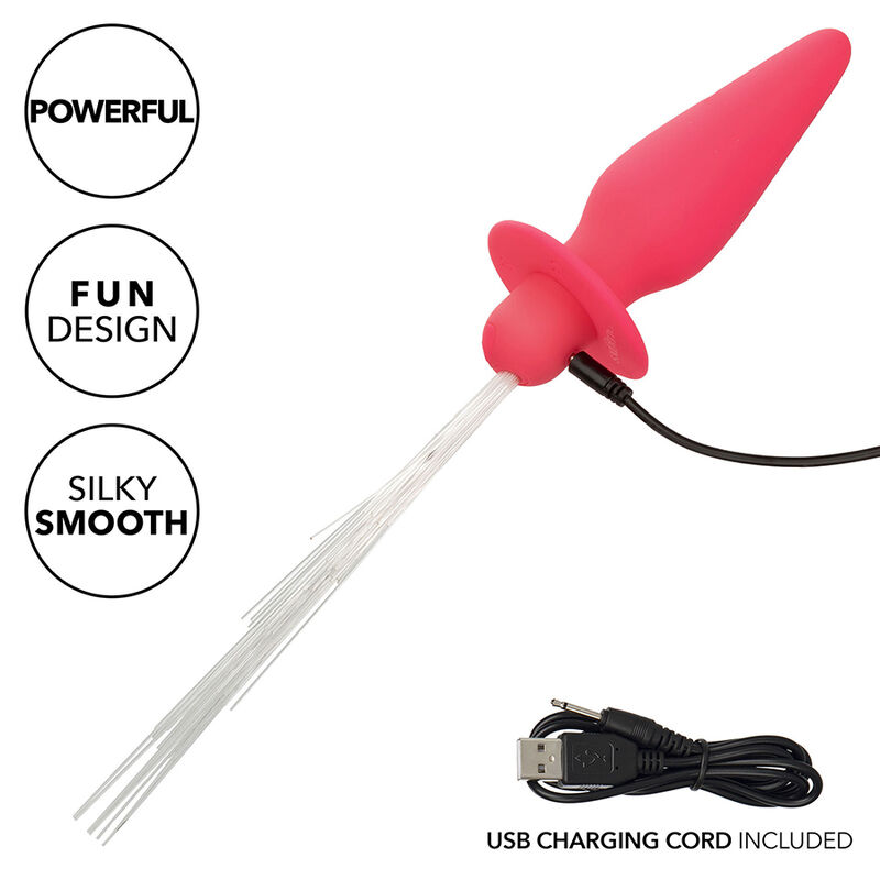 CALEXOTICS - SOUTHERN LIGHTS LIGHT UP PLUG ANAL CON LUCES 10 VIBRACIONES SILICONA ROSA 4 CALEXOTICS - SOUTHERN LIGHTS LIGHT UP PLUG ANAL CON LUCES 10 VIBRACIONES SILICONA ROSA - Imagen 4