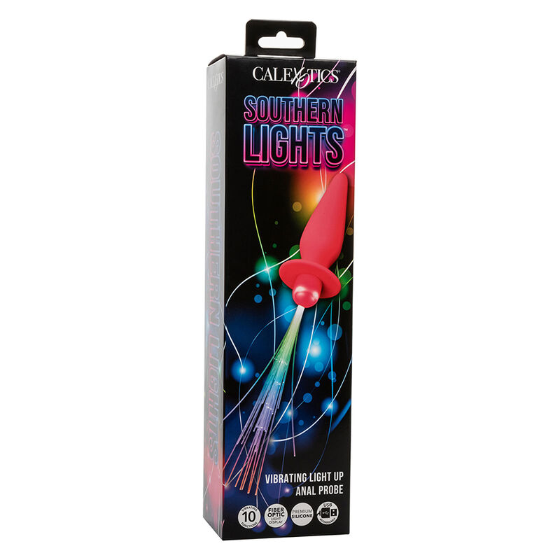 CALEXOTICS - SOUTHERN LIGHTS LIGHT UP PLUG ANAL CON LUCES 10 VIBRACIONES SILICONA ROSA 2 CALEXOTICS - SOUTHERN LIGHTS LIGHT UP PLUG ANAL CON LUCES 10 VIBRACIONES SILICONA ROSA - Imagen 2