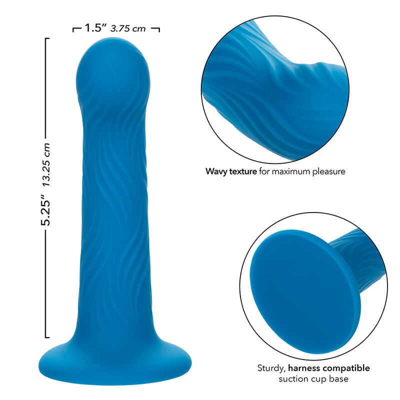 CALEXOTICS - WAVE RIDER RIPPLE PLUG ANAL AZUL 5 CALEXOTICS - WAVE RIDER RIPPLE PLUG ANAL AZUL - Imagen 5