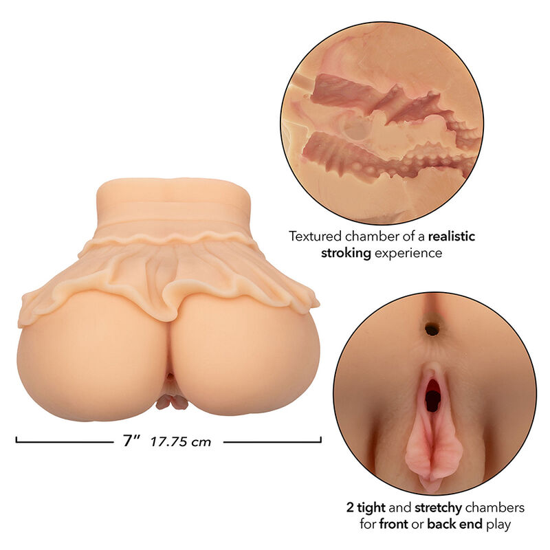 CALEXOTICS - THE PEEP SHOW GIRL DOBLE MASTURBADOR REALÍSTICO NATURAL 5 CALEXOTICS - THE PEEP SHOW GIRL DOBLE MASTURBADOR REALÍSTICO NATURAL - Imagen 5