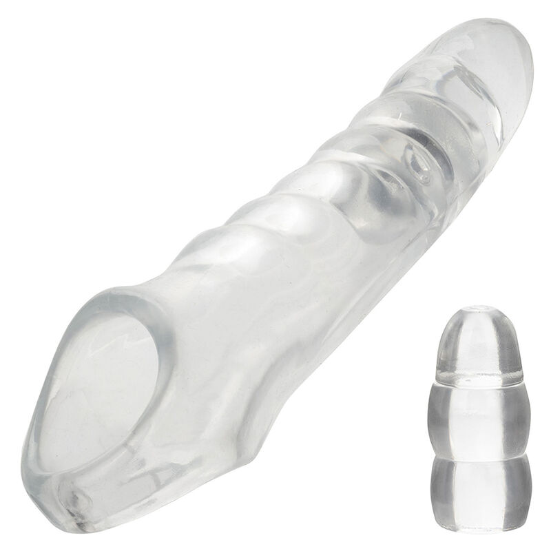 CALEXOTICS - MAXX EXTENSOR DE PENE AJUSTABLE TRANSPARENTE 1 CALEXOTICS - MAXX EXTENSOR DE PENE AJUSTABLE TRANSPARENTE