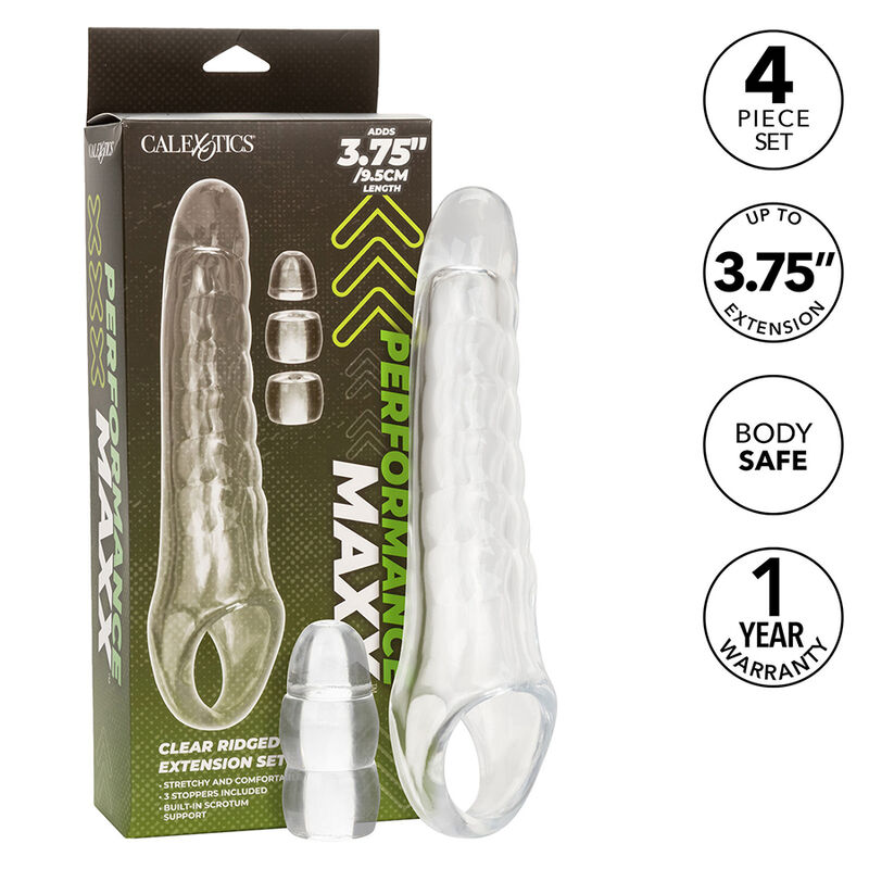 CALEXOTICS - MAXX EXTENSOR DE PENE AJUSTABLE TRANSPARENTE 9 CALEXOTICS - MAXX EXTENSOR DE PENE AJUSTABLE TRANSPARENTE - Imagen 9