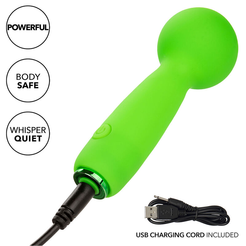 CALEXOTICS - NEON VIBES THE BUBBLY VIBE MINI MASAJEADOR 10 VIBRACIONES VERDE 2 CALEXOTICS - NEON VIBES THE BUBBLY VIBE MINI MASAJEADOR 10 VIBRACIONES VERDE - Imagen 2