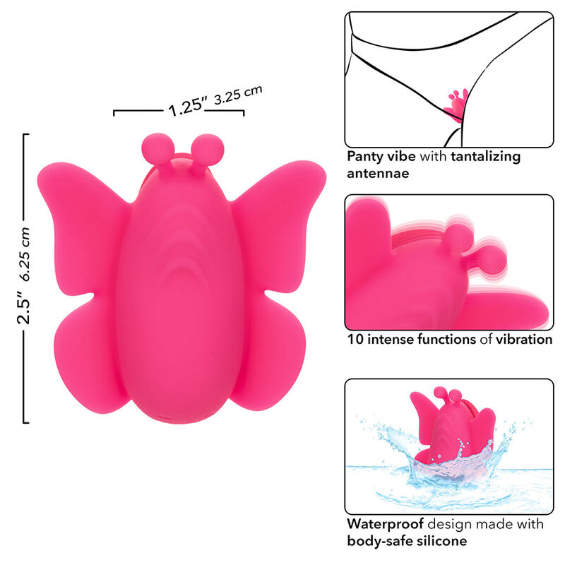 CALEXOTICS - NEON VIBES THE FLUTTER VIBE ESTIMULADOR 10 VIBRACIONES ROSA 9 CALEXOTICS - NEON VIBES THE FLUTTER VIBE ESTIMULADOR 10 VIBRACIONES ROSA - Imagen 9