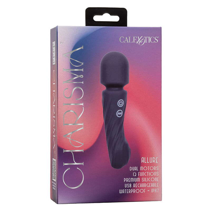 CALEXOTICS - CHARISMA ALLURE MASAJEADOR DOBLE MOTOR 12 FUNCIONES 17,25 CM X 4,5 CM MORADO 3 CALEXOTICS - CHARISMA ALLURE MASAJEADOR DOBLE MOTOR 12 FUNCIONES 17,25 CM X 4,5 CM MORADO - Imagen 3