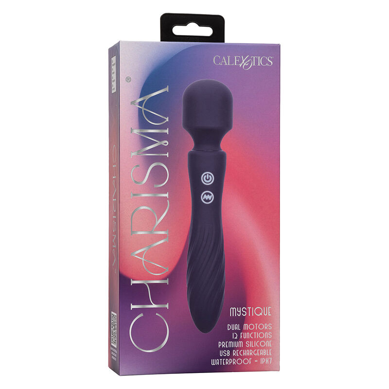 CALEXOTICS - CHARISMA MYSTIQUE MASAJEADOR DOBLE MOTOR 12 FUNCIONES 21,5 CM X 4,5 CM MORADO 3 CALEXOTICS - CHARISMA MYSTIQUE MASAJEADOR DOBLE MOTOR 12 FUNCIONES 21,5 CM X 4,5 CM MORADO - Imagen 3