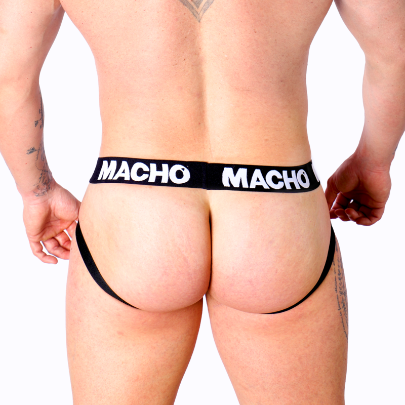 MACHO - MX25NC JOCK CUERO NEGRO 3 MACHO - MX25NC JOCK CUERO NEGRO - Imagen 3